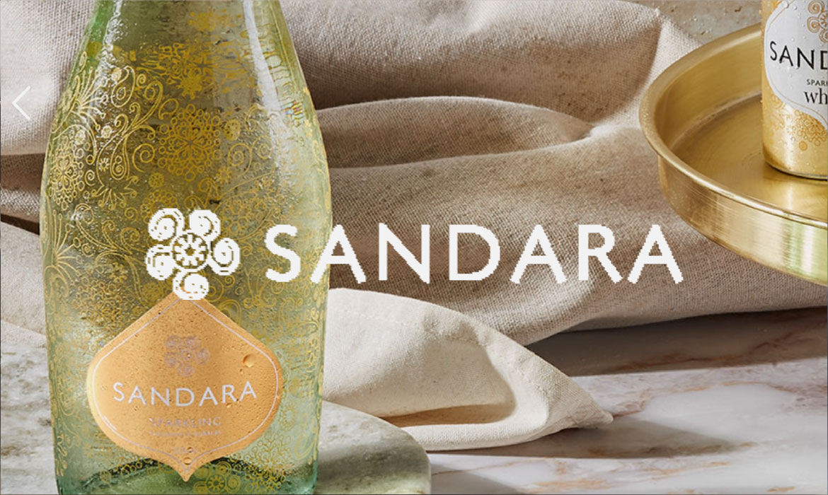 Presentación web para EE.UU. de Sandara vinos